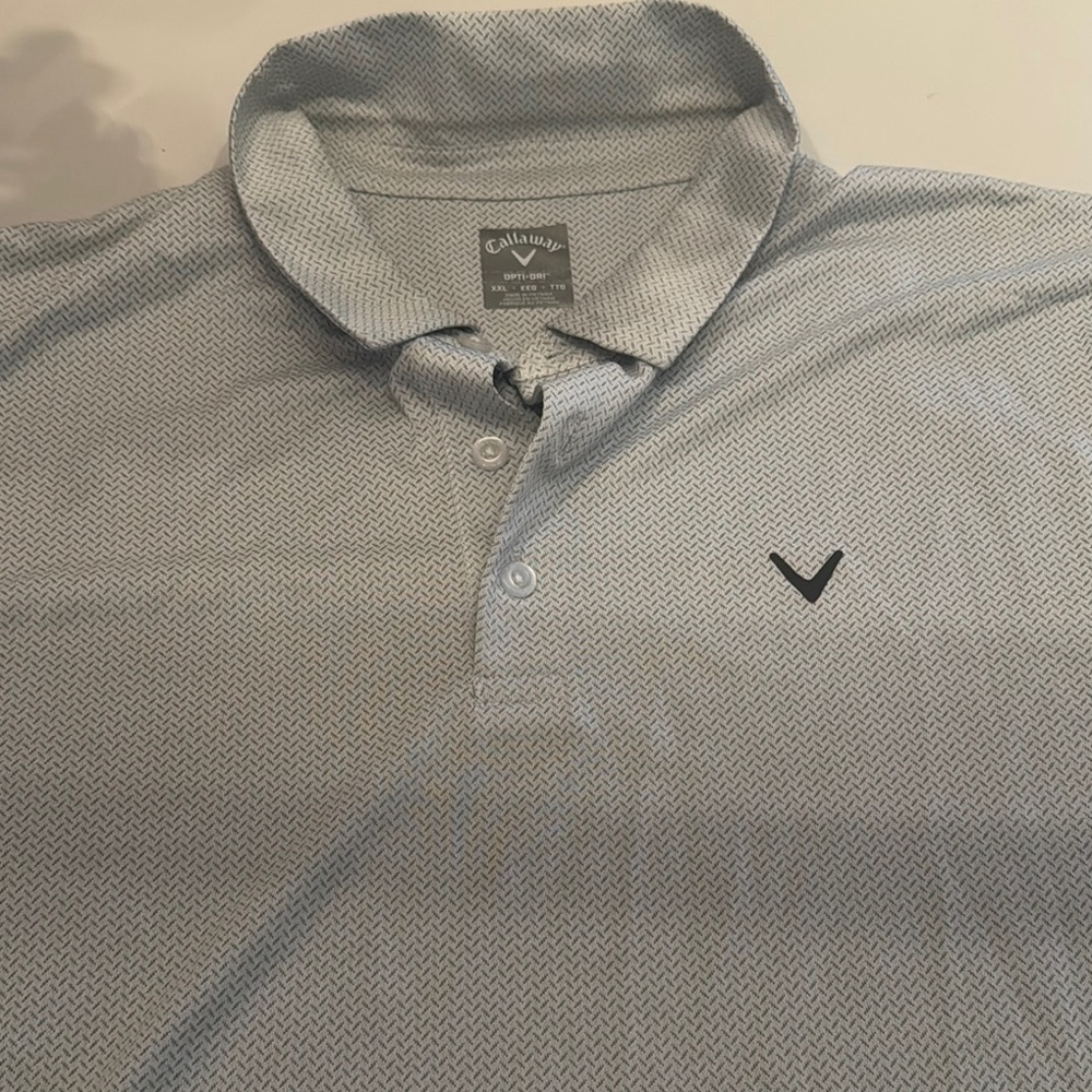 Callaway Gray Polo Shirt Classic Golf Style